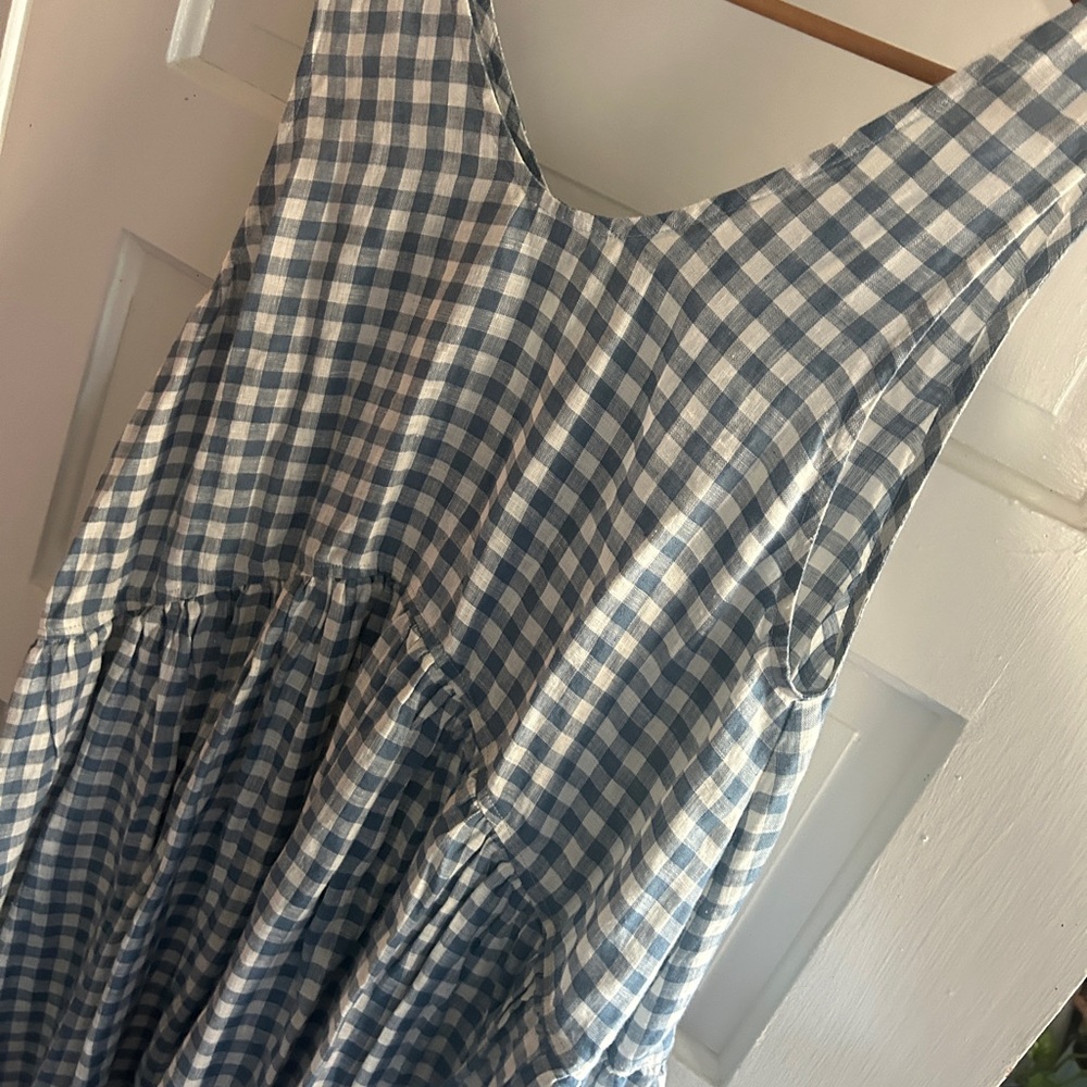 notPERFECTLINEN Gingham Dress - Picture 3 of 6
